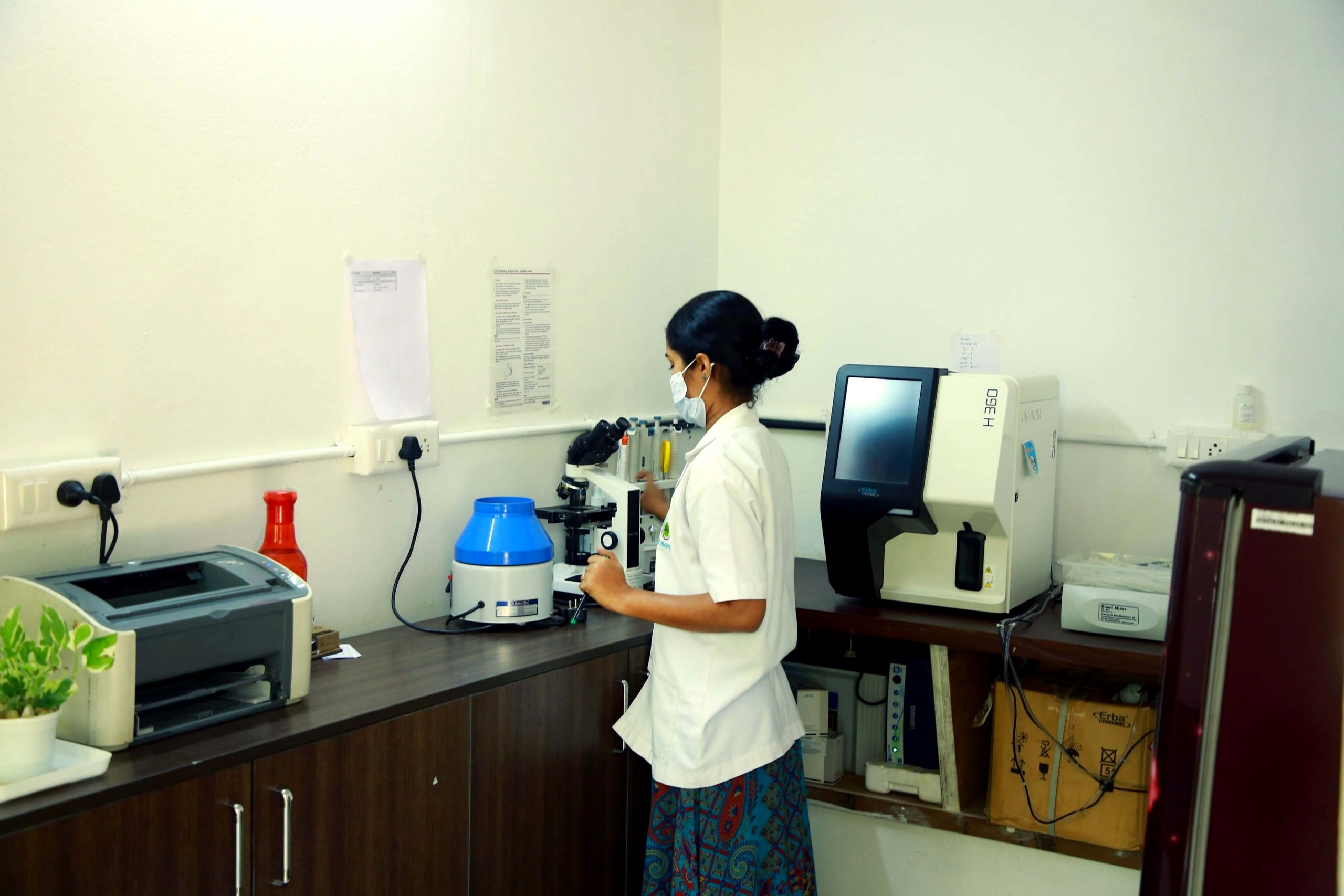 In-house diagnostic laboratory