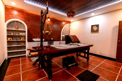 Ayurveda therapy room